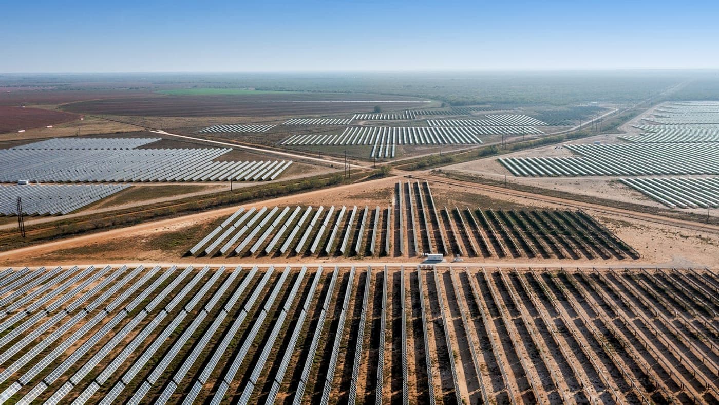 Solar module framing supply — utility project — project image, anonymised