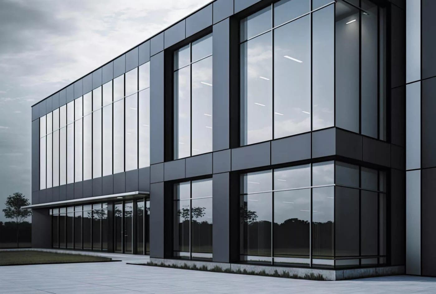 Commercial towers — Curtain wall profiles application