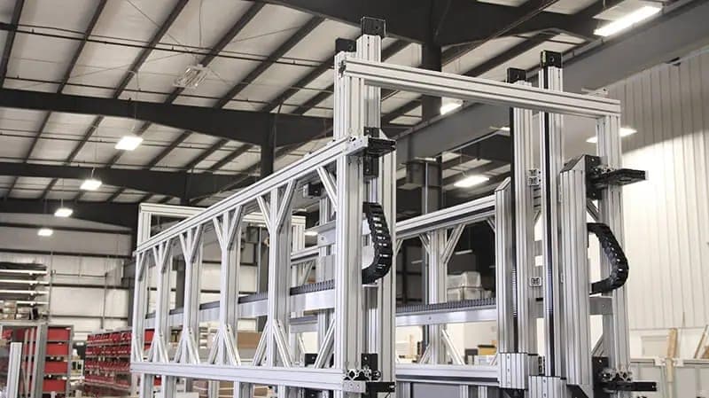 Automation framing — Industrial T-slot profiles application
