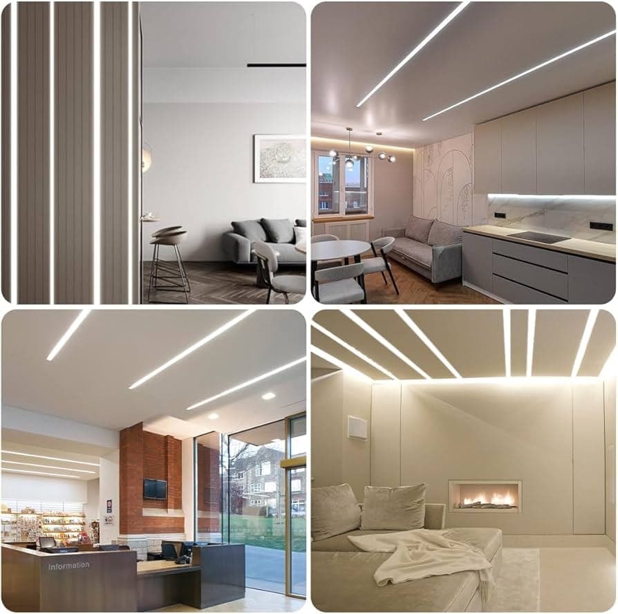 Architectural lighting — LED channels application