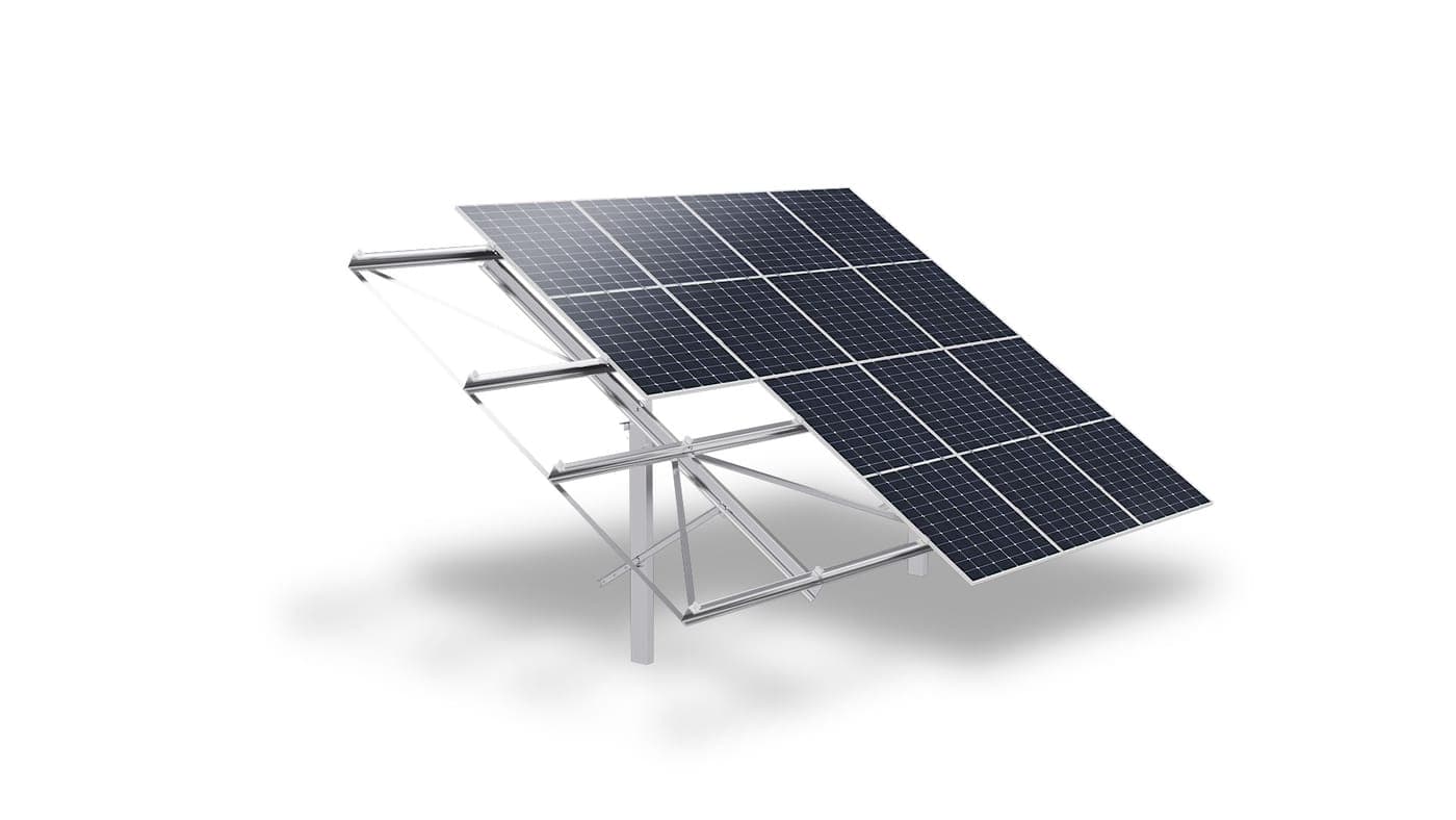Ground-mount racking — Mounting / racking systems, Solar module frames & mounting systems